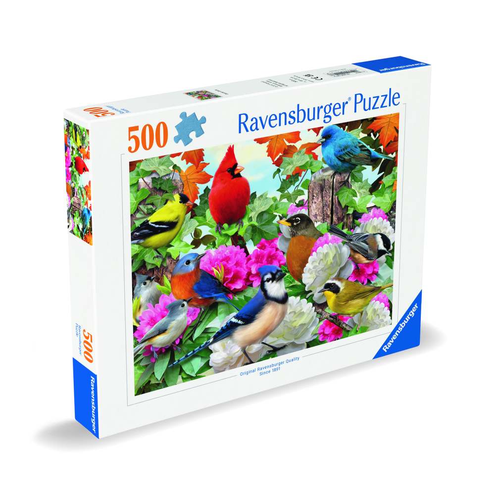 500 Pieces Ravensburger Jigsaw Puzzle - Birds (Ravensburger-00147)